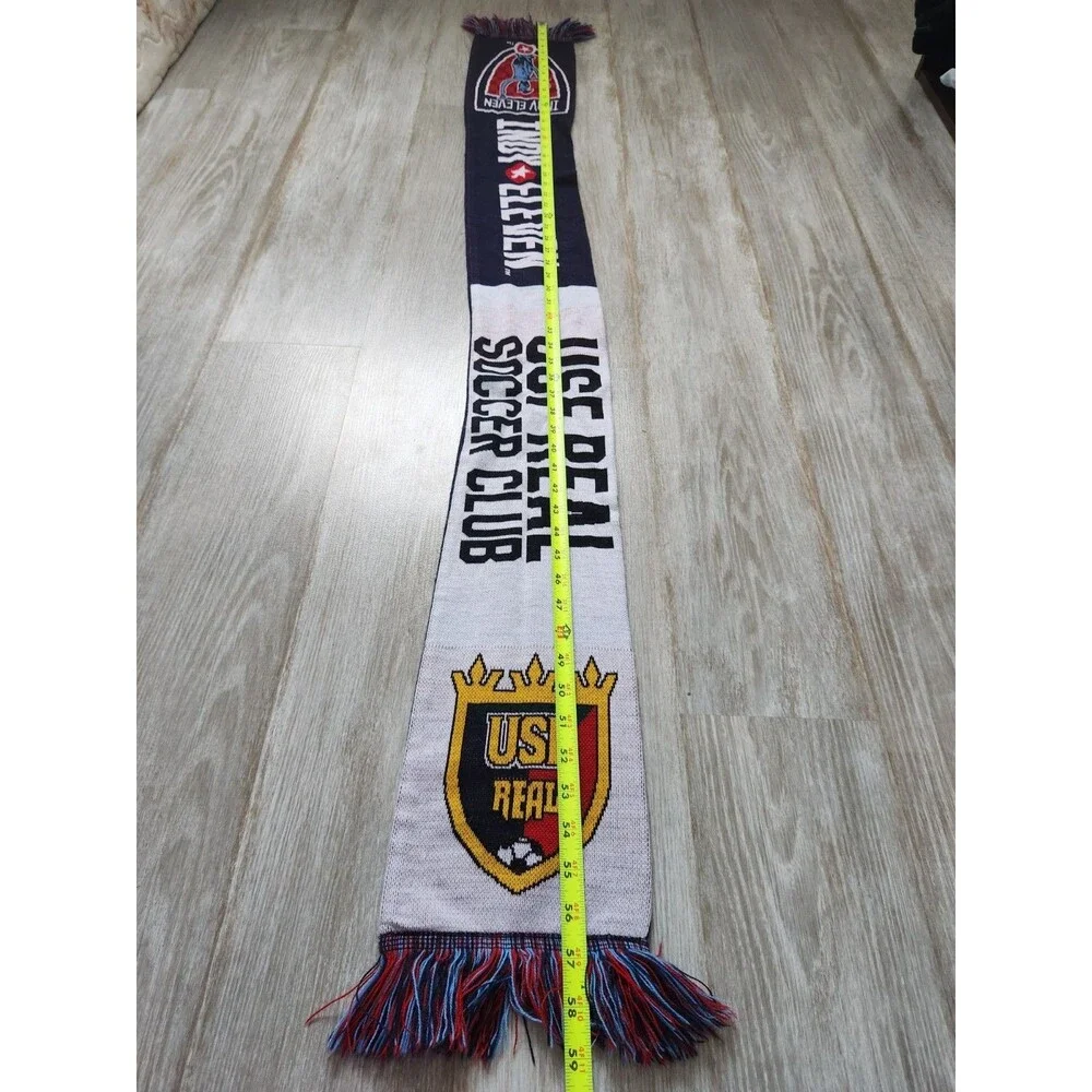 Indy Eleven Soccer Scarf 2014 Inaugural Season USL Collectible Fan Knit Fringe